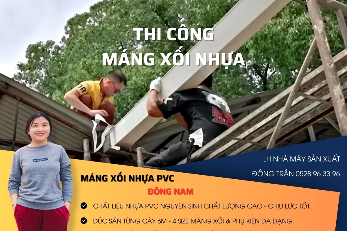 Công Trình Máng Xối Nhựa
