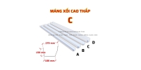 Máng Xối Nhựa PVC Size Cao Thấp