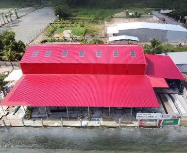 nhà máy lợp tôn nhựa