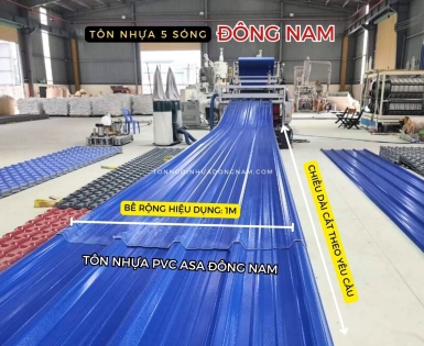 TÔN NHỰA 5 SÓNG