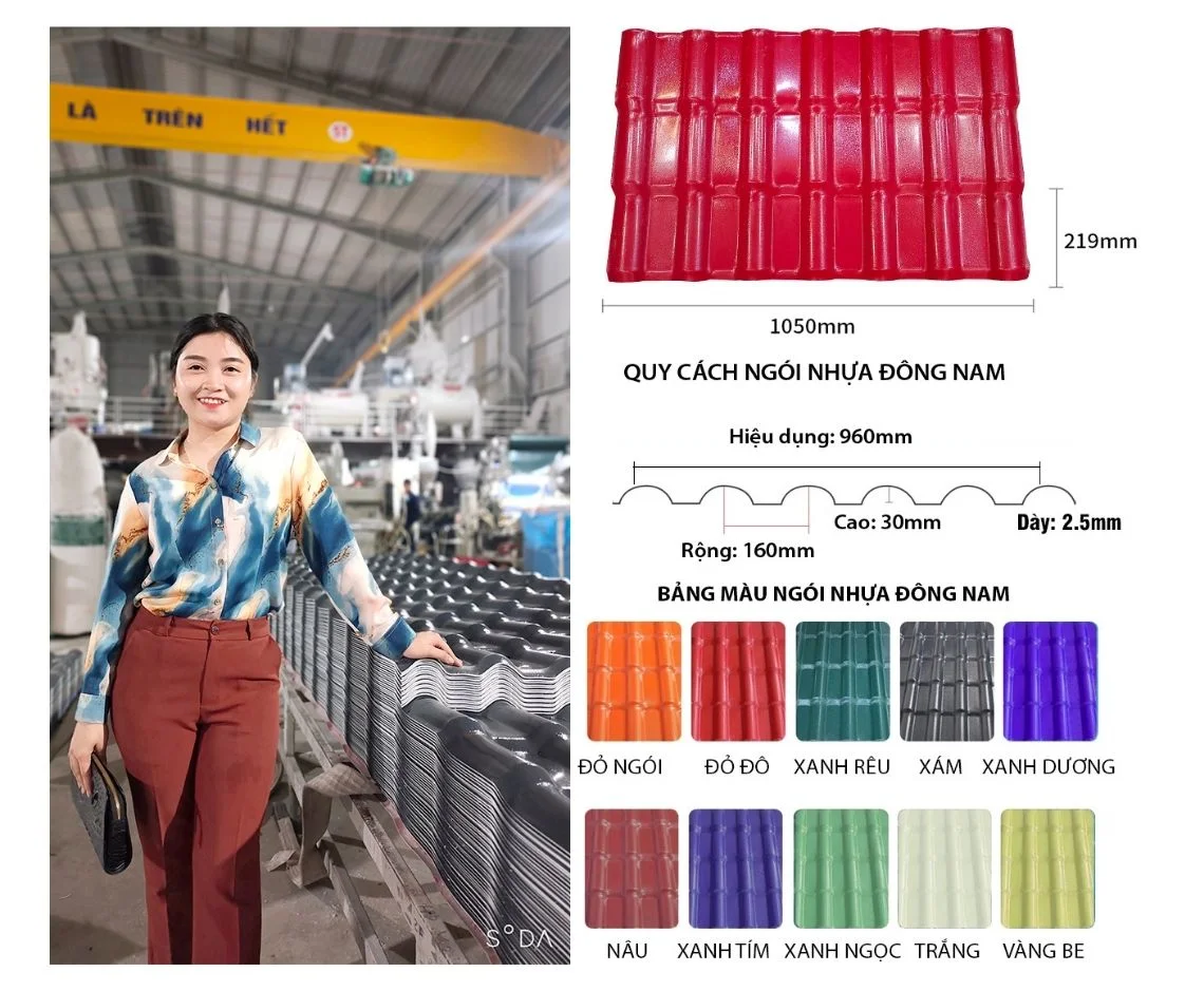 Ngói nhựa PVC