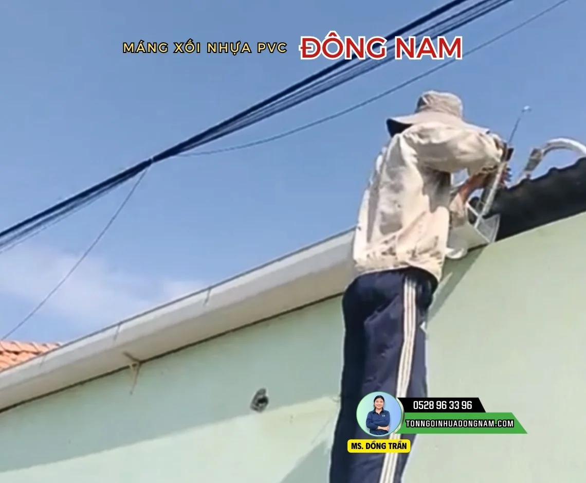Phụ kiện máng xối nhựa PVC