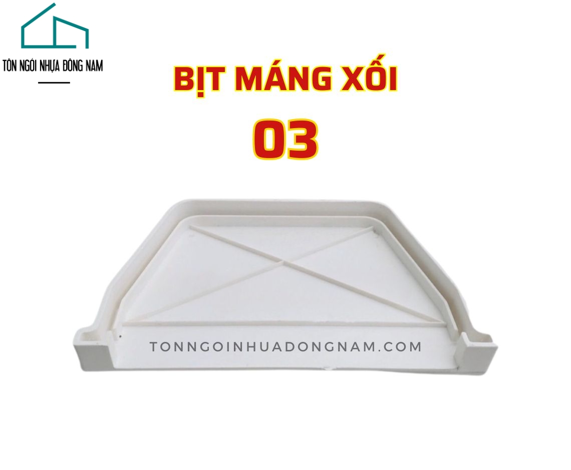 NẮP BỊT MÁNG XỐI NHỰA PVC