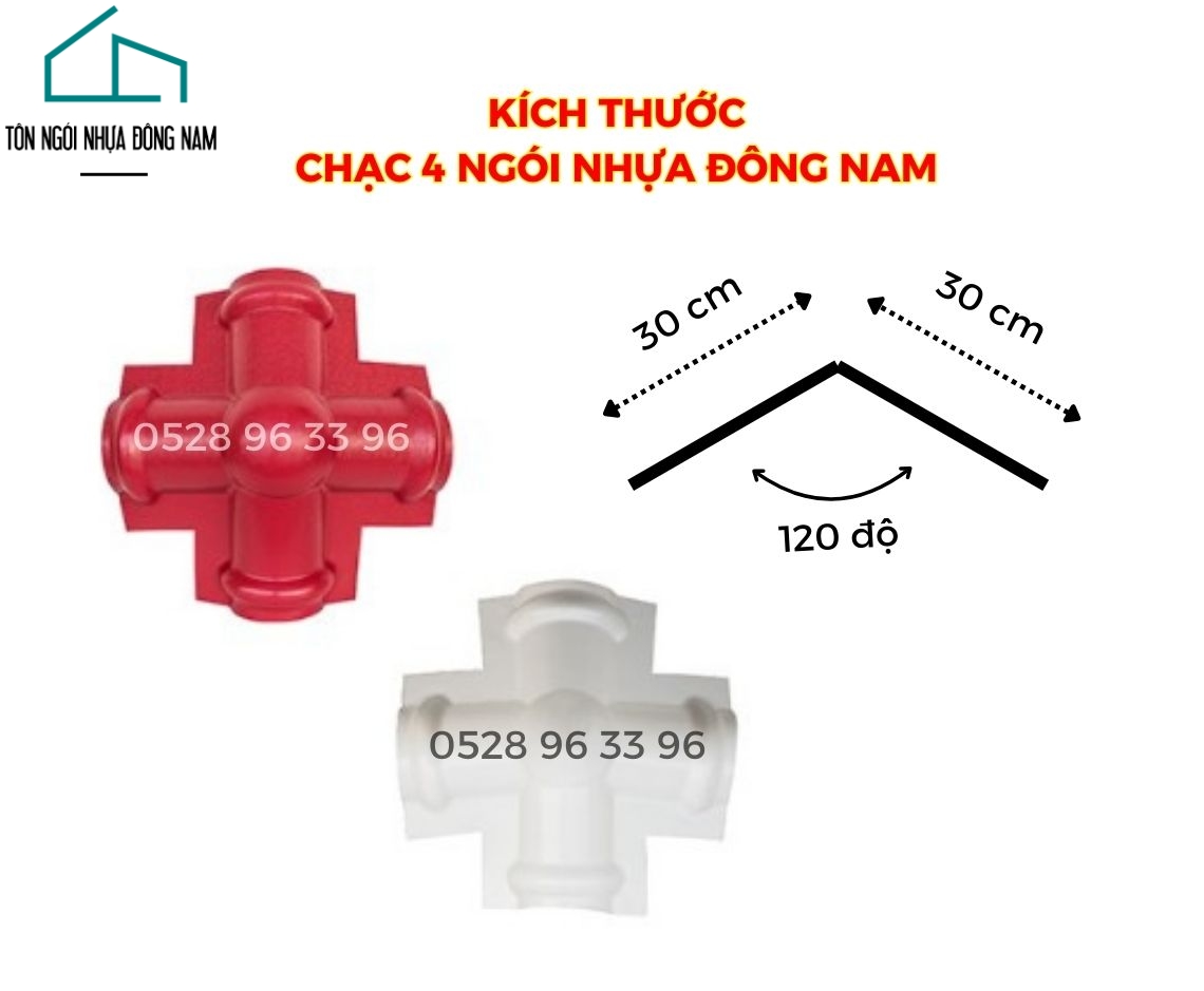 ÚP CHẠC 4 NGÓI NHỰA