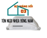 NẮP BỊT MÁNG XỐI NHỰA PVC